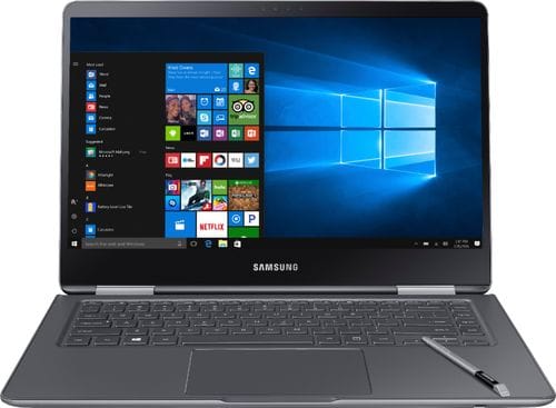 Samsung - Notebook 9 Pro - 15” Touch-Screen Laptop – Intel Core i7 – 16GB Memory – AMD Radeon 540 – 256GB Solid State Drive - Titan silver