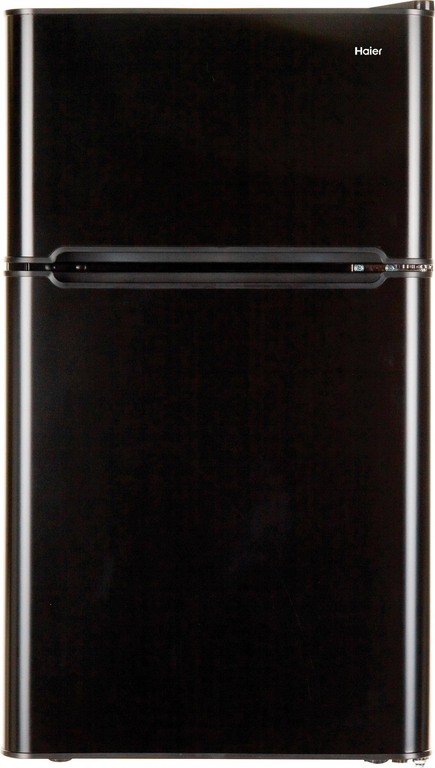 Haier - 3.2 Cu. Ft. Mini Fridge - Black - Front_Zoom