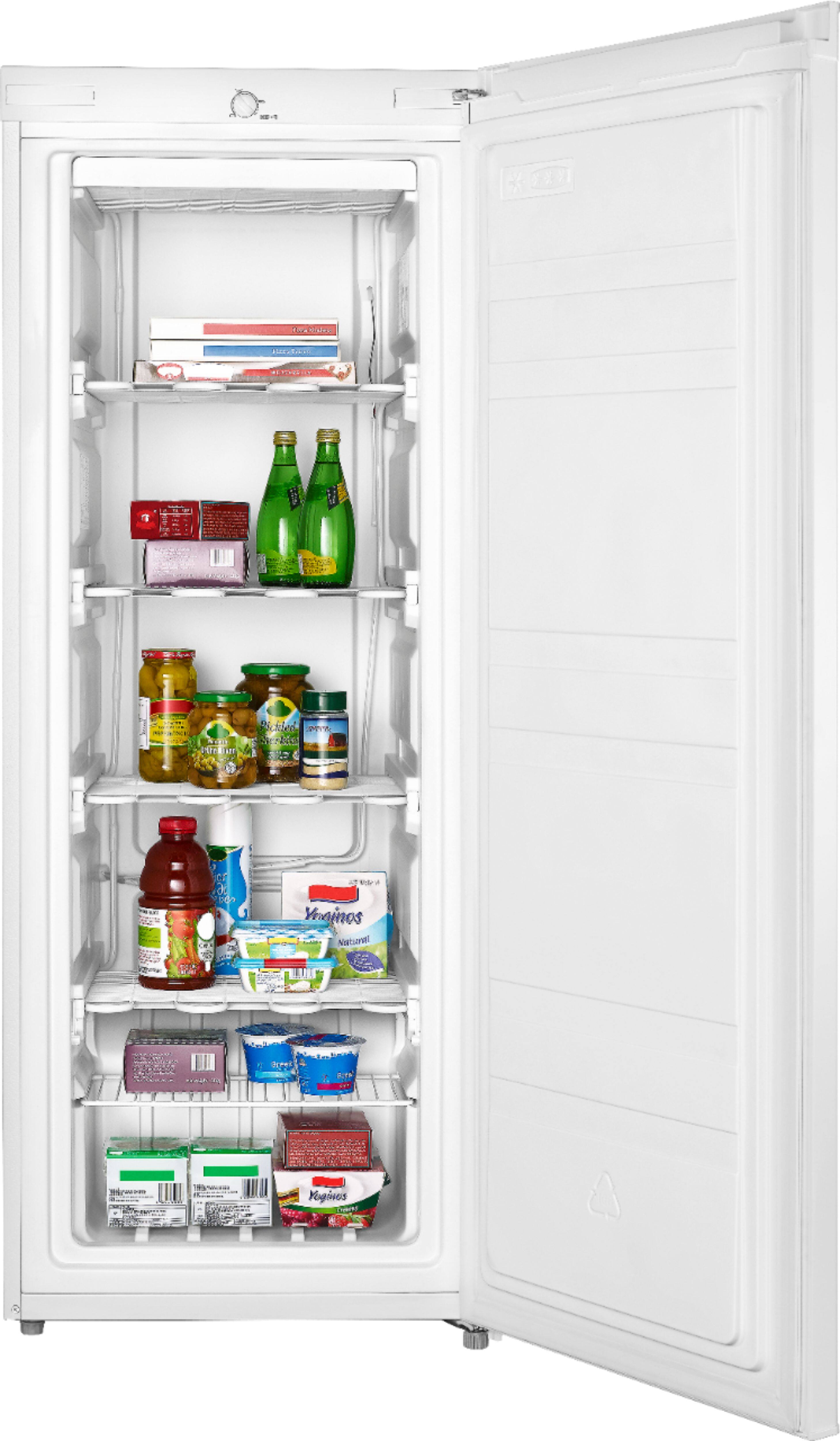 Insignia 5 3 cu ft upright freezer white at pacific sales