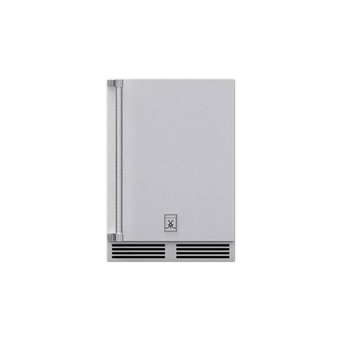 Hestan - 5.2 Cu. Ft. Mini Fridge - Stainless steel - Front_Standard
