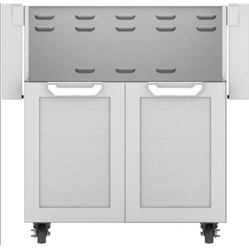 Hestan - Double-Door Tower Cart for 30" Gas Grills - Stainless Steel - Angle_Standard