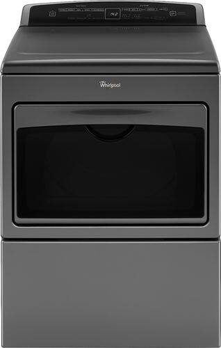 Whirlpool - 7.4 Cu. Ft. 26-Cycle Electric Dryer - Chrome Shadow - Front_Standard