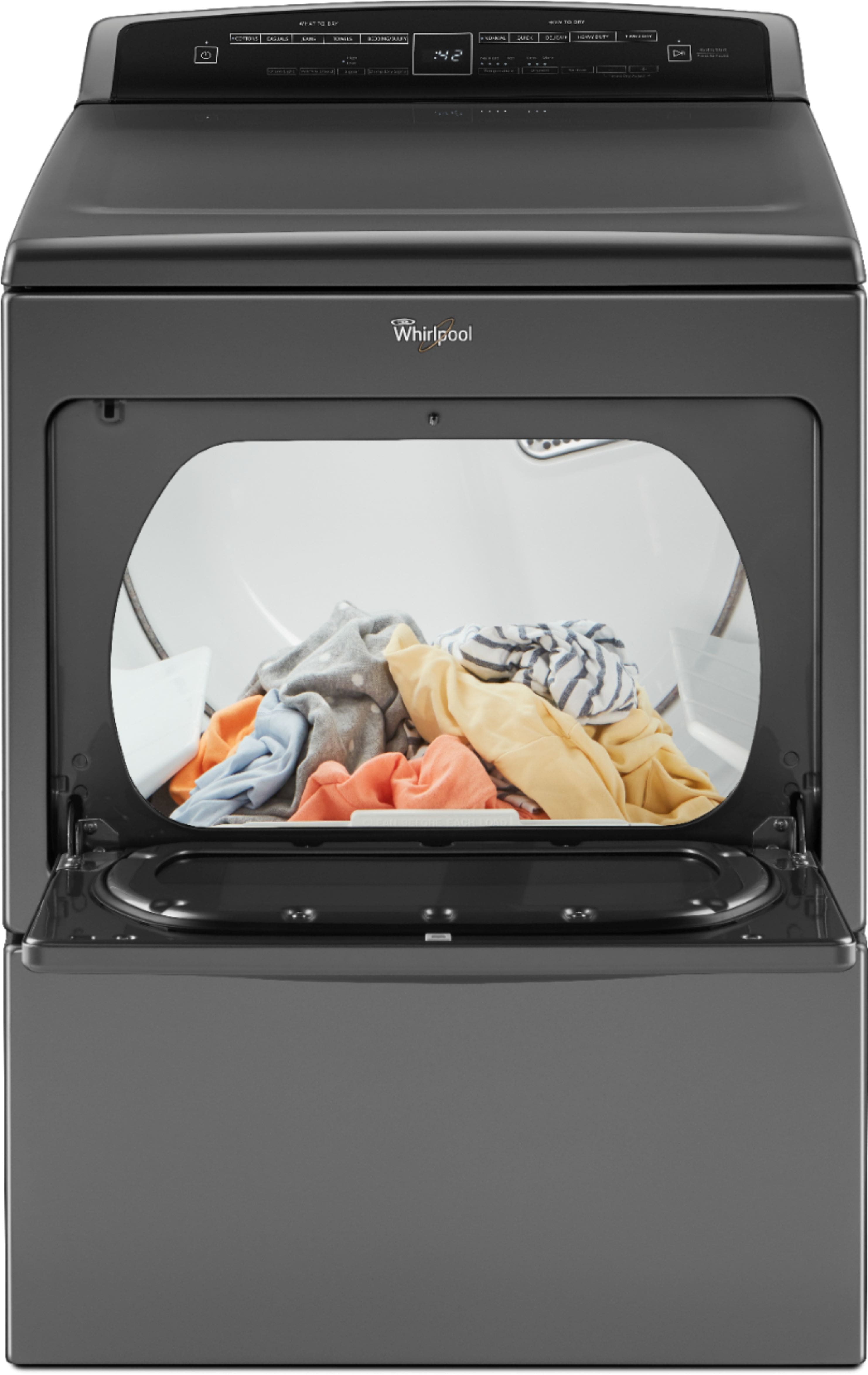 Whirlpool - 7.4 Cu. Ft. 26-Cycle Electric Dryer - Chrome Shadow - Alt_View_Standard_11