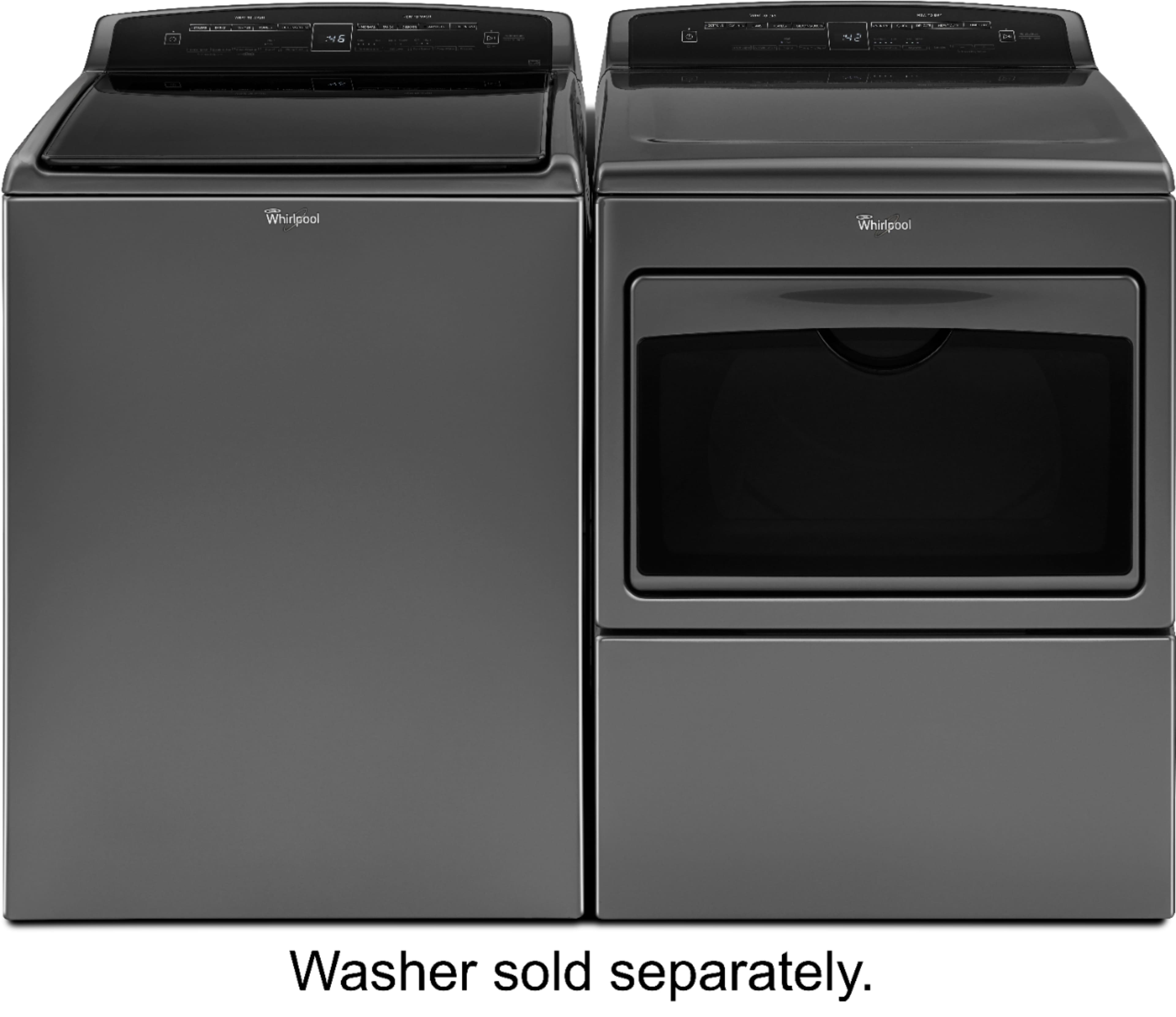 Whirlpool - 7.4 Cu. Ft. 26-Cycle Electric Dryer - Chrome Shadow - Alt_View_Standard_12