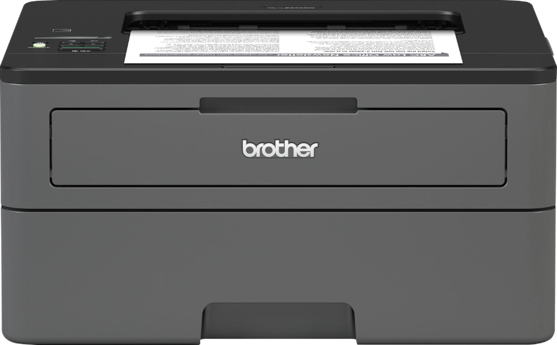 Brother - HL-L2370DW Wireless Black-and-White Laser Printer - Gray