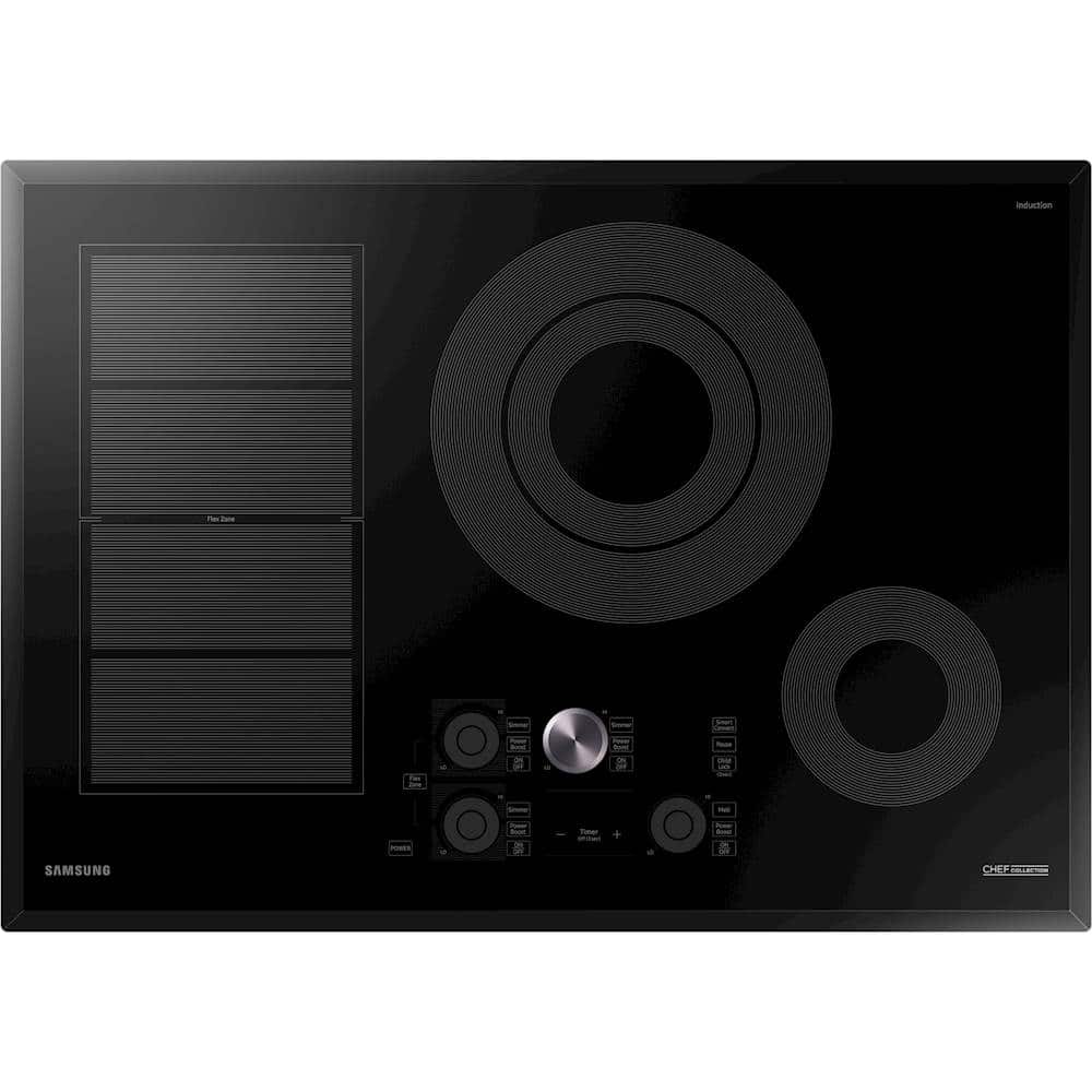 Samsung - Chef Collection 30" Induction Cooktop - Black - Front_Zoom