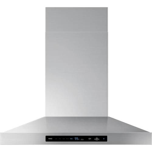 Samsung - Chef Collection 30" Range Hood - Stainless steel - Front_Standard