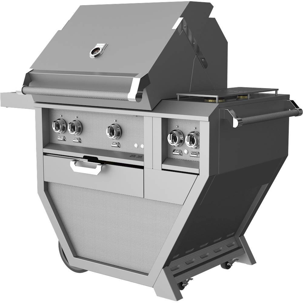 Hestan - Deluxe Gas Grill - Stainless Steel - Left_Zoom
