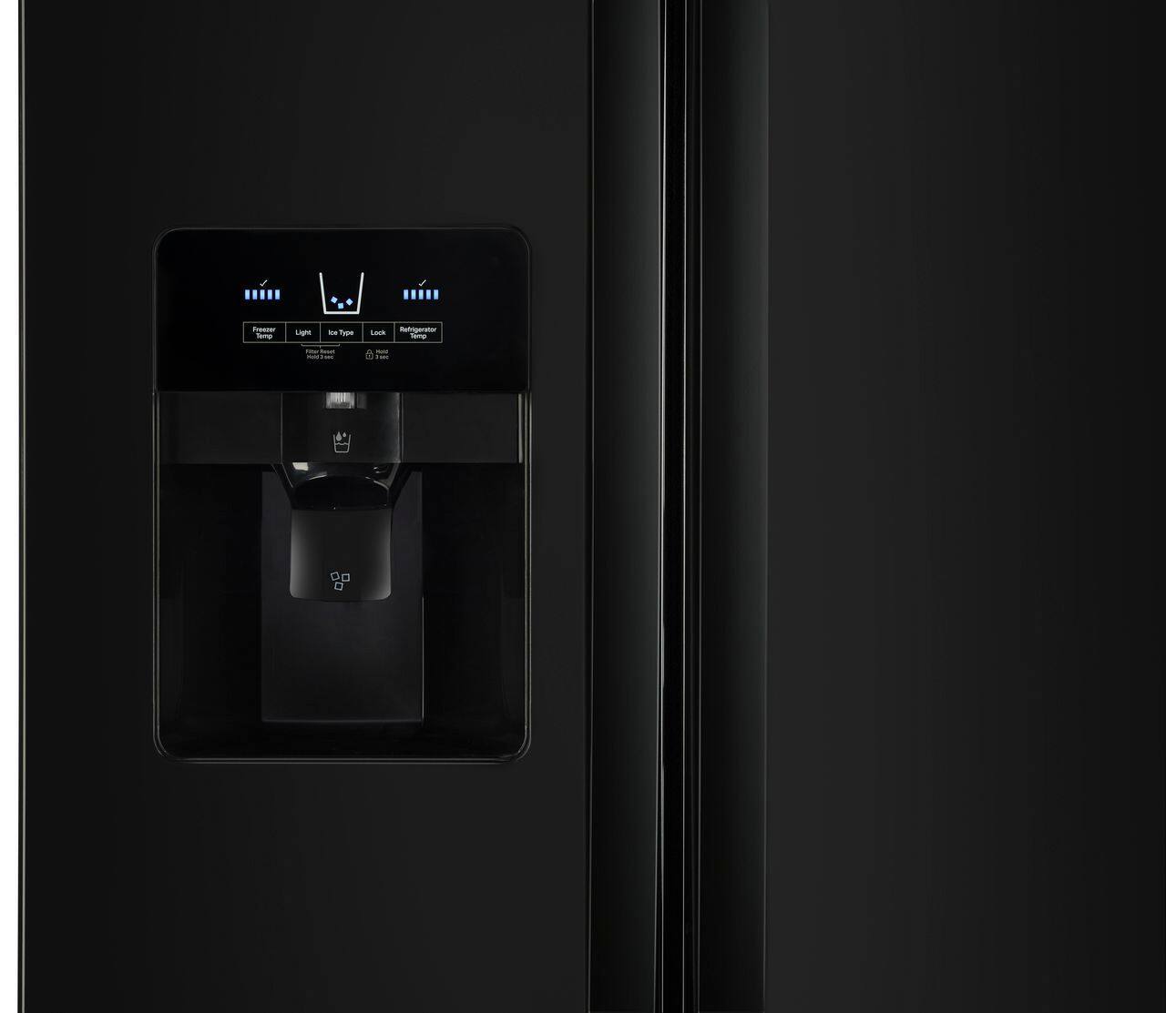 Whirlpool - 24.5 Cu. Ft. Side-by-Side Refrigerator - Black stainless steel - Alt_View_Standard_4