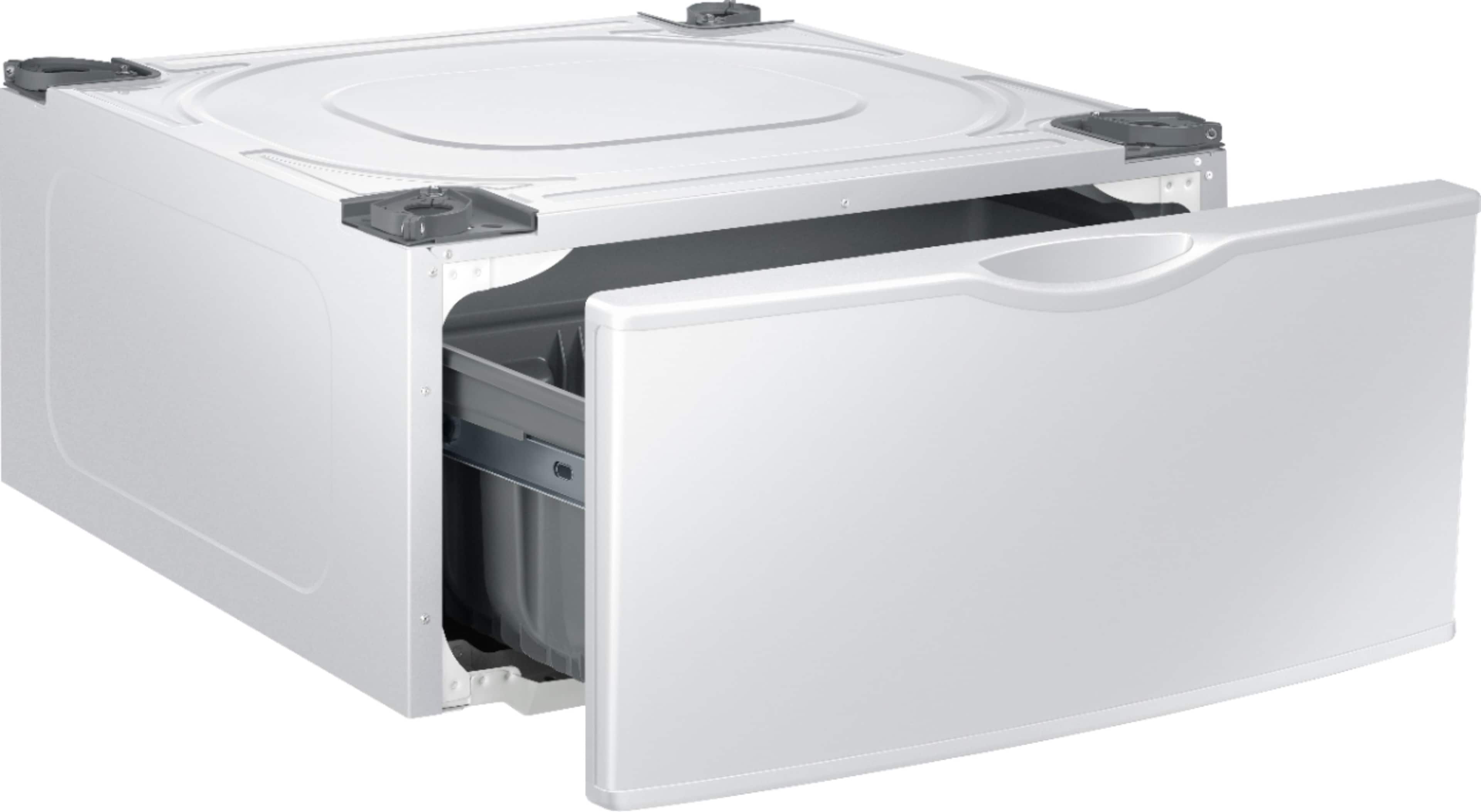 Samsung - 27" Washer/Dryer Laundry Pedestal - White - Front_Zoom