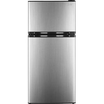 Insignia 4 3 Cu Ft Top Freezer Refrigerator Stainless Steel