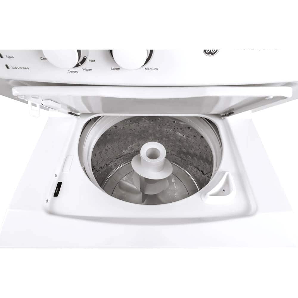 GE - Unitized Spacemaker 3.8 Cu. Ft. 12-Cycle Washer and 5.9 Cu. Ft. 4-Cycle Electric Dryer Combo - White on White - Alt_View_Standard_2