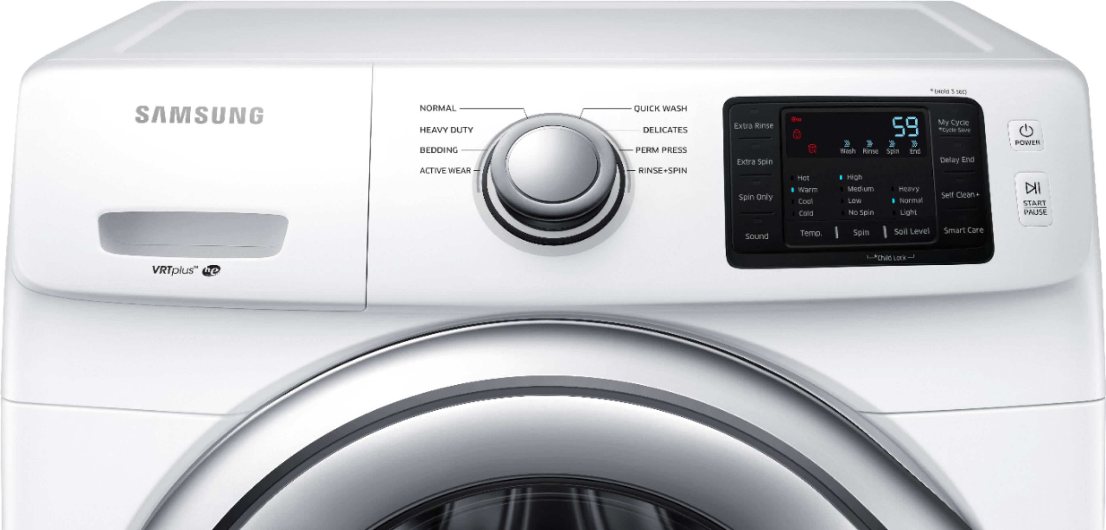 Samsung - 4.5 Cu. Ft. 8-Cycle Front-Loading Washer - White - Alt_View_Standard_2