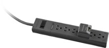 Insignia - 6-Outlet Surge Protector with USB Adapter