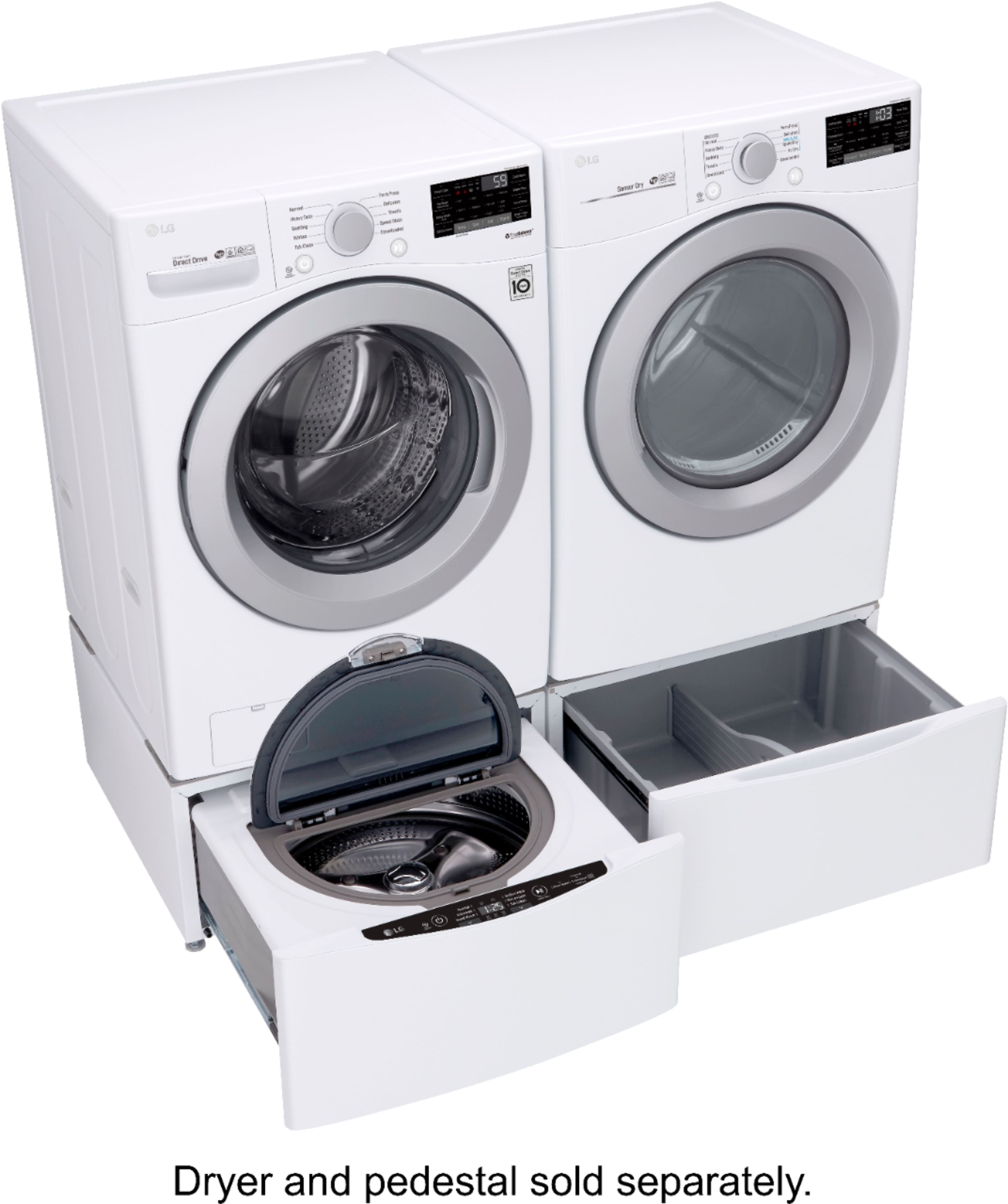 LG - 4.5 Cu. Ft. 10-Cycle Front-Loading Smart Wi-Fi Washer with 6Motion Technology - White - Alt_View_Standard_15