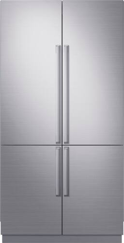 Dacor - Modernist Door Panel Kit for Refrigerators / Freezers - Silver Stainless Steel - Front_Standard