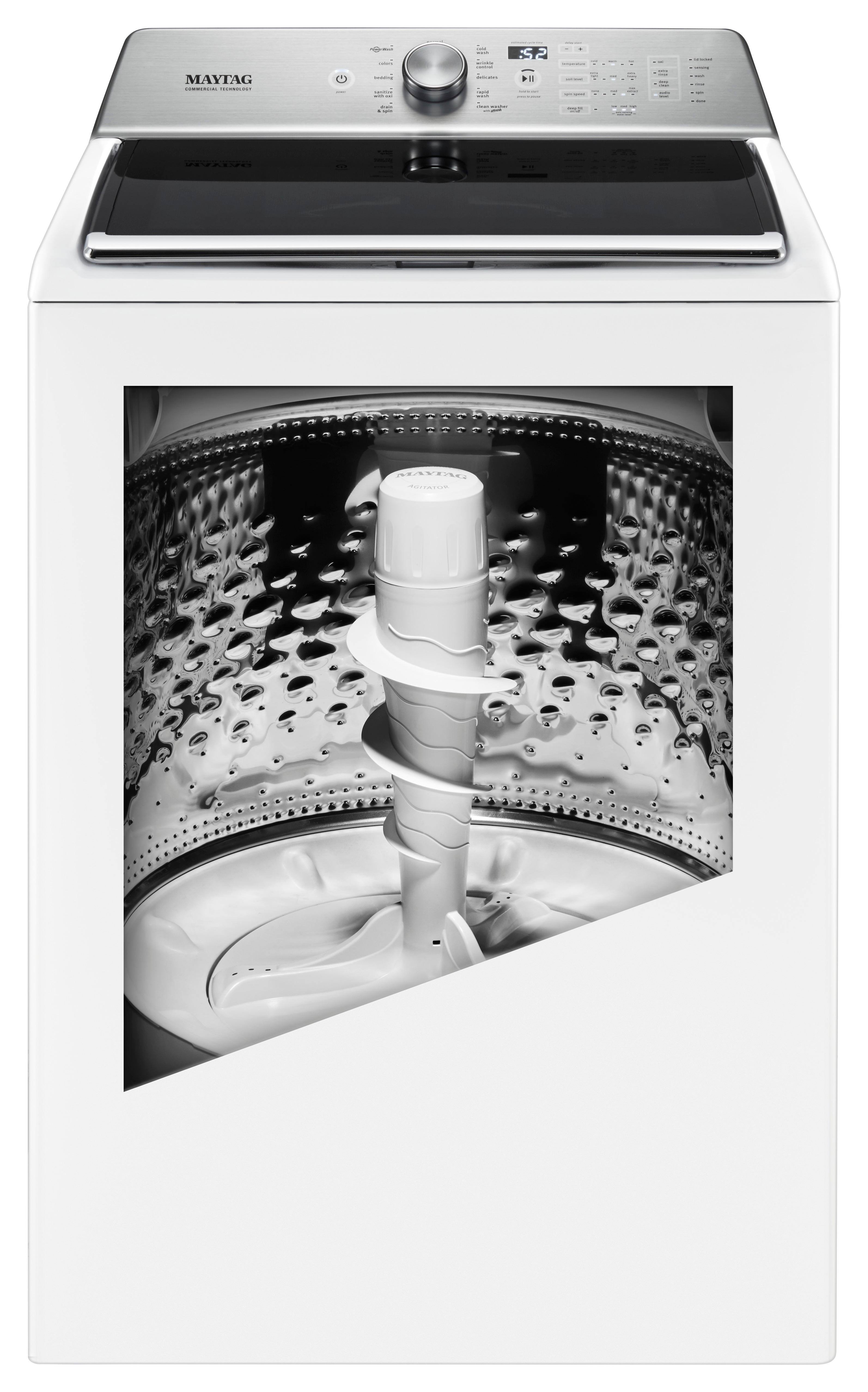 Maytag - 5.2 Cu. Ft. 11-Cycle Top-Loading Washer - White - Alt_View_Standard_18