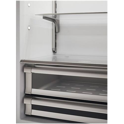 Bertazzoni - Professional Series 17.7 Cu. Ft. Bottom-Freezer Built-In Refrigerator - Stainless steel - Alt_View_Standard_11