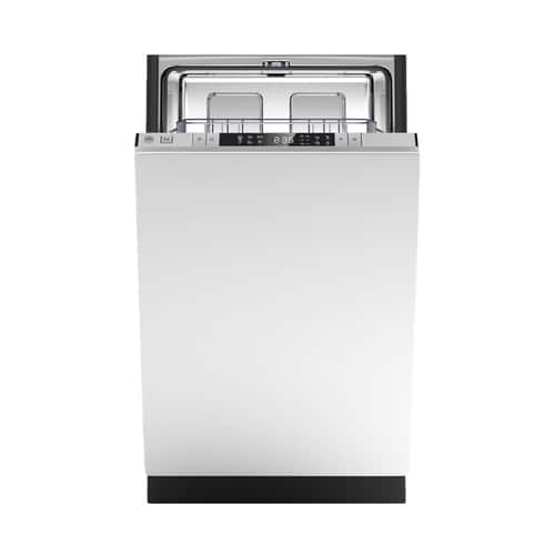 Bertazzoni - 18" Front Control Built-In Dishwasher with Stainless Steel Tub - Stainless steel - Front_Standard