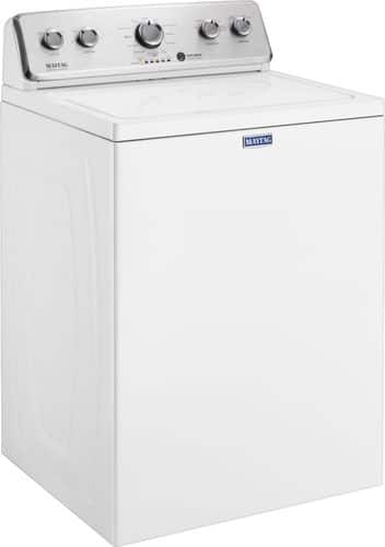 Maytag - 3.8 Cu. Ft. 12-Cycle Top-Loading Washer - White - Angle_Standard