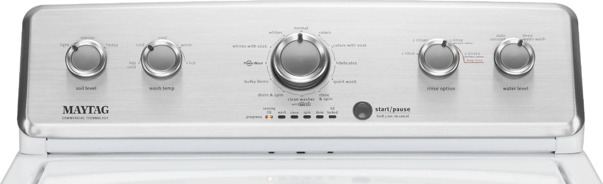 Maytag - 3.8 Cu. Ft. 12-Cycle Top-Loading Washer - White - Alt_View_Standard_1