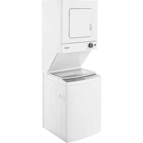Whirlpool - 1.6 Cu. Ft. 6-Cycle Washer and 3.4 Cu. Ft. 4-Cycle Dryer Electric Laundry Center - White - Angle_Standard
