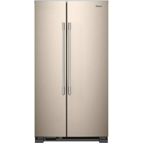 Whirlpool - 25.1 Cu. Ft. Side-by-Side Refrigerator - Sunset Bronze - Front_Standard