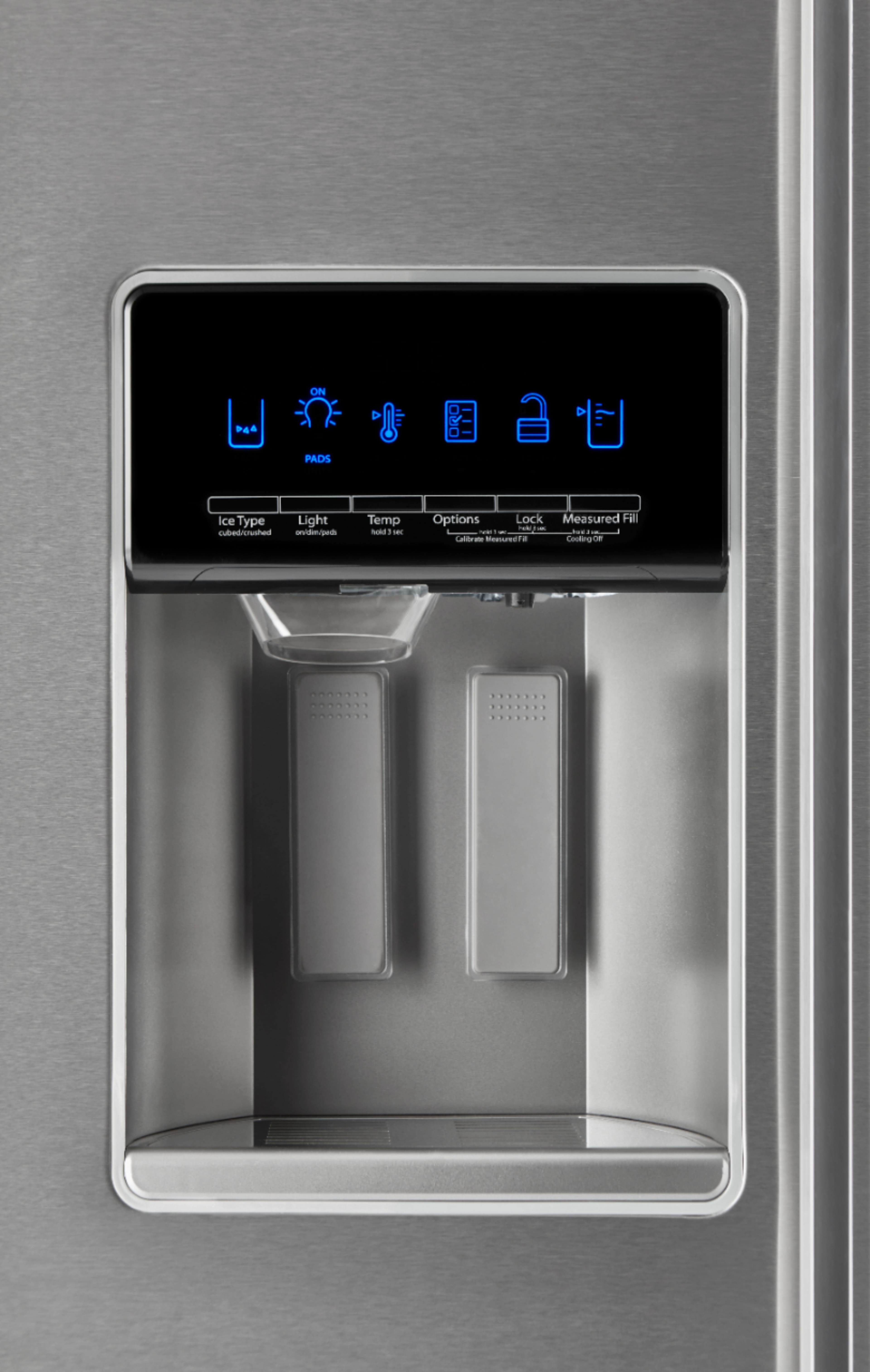 Whirlpool - 20.6 Cu. Ft. Side-by-Side Counter-Depth Refrigerator - Stainless steel - Alt_View_Standard_4