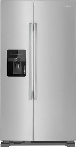 Amana 21.4 Cu. Ft. SidebySide Refrigerator Stainless steel at