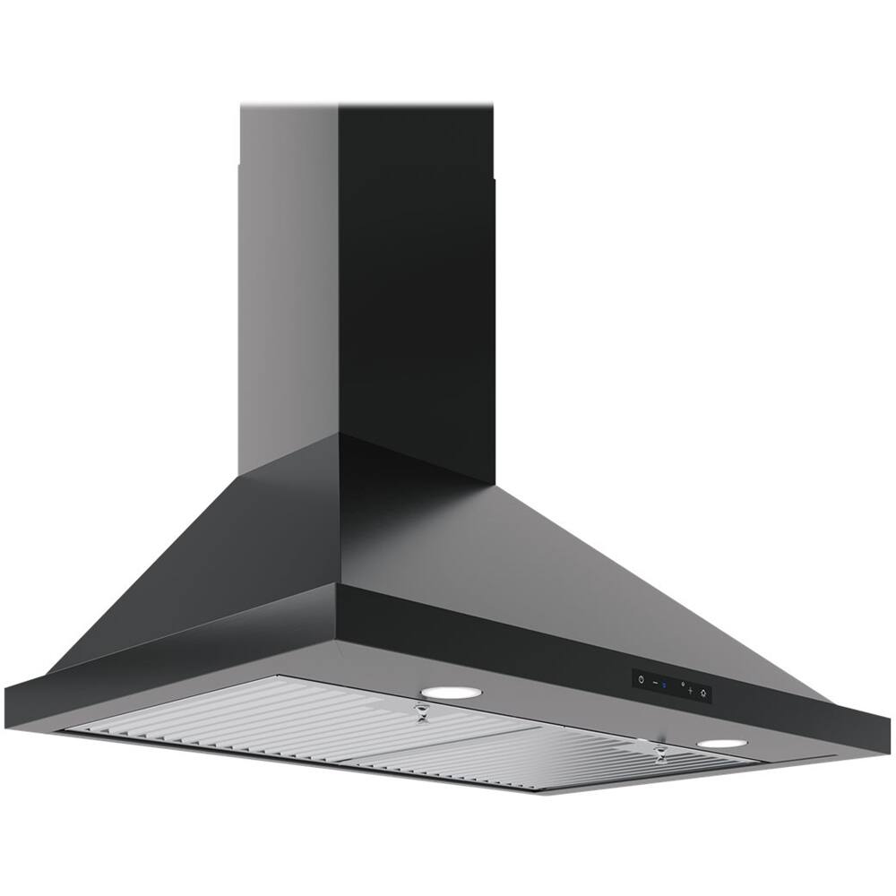 Zephyr - Core Collection Ombra 30" Convertible Range Hood - Black stainless steel - Alt_View_Standard_11
