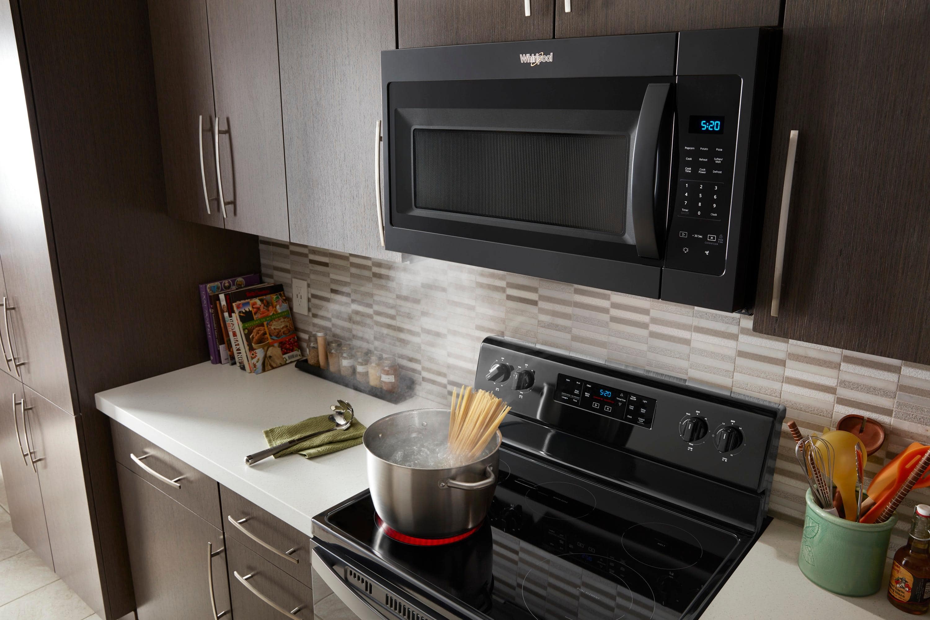 Whirlpool - 1.7 Cu. Ft. Over-the-Range Microwave - Black - Alt_View_Standard_12