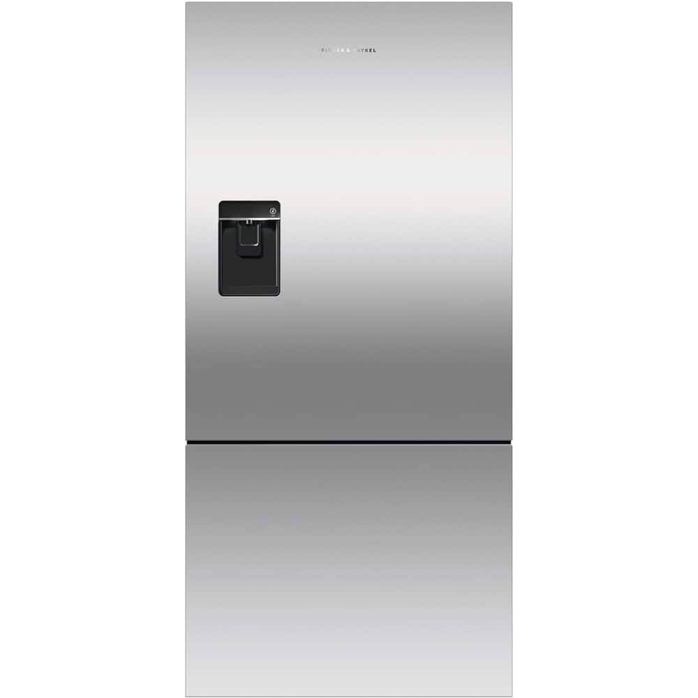 Fisher & Paykel - ActiveSmart 17.5 Cu. Ft. Bottom-Freezer Counter-Depth Refrigerator - Ezkleen Stainless Steel - Front_Zoom