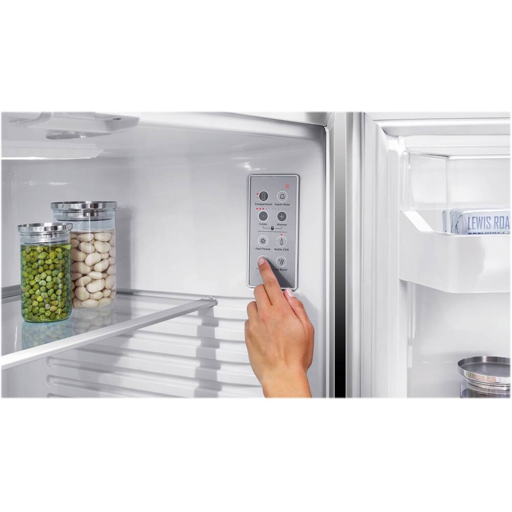 Fisher & Paykel - ActiveSmart 17.5 Cu. Ft. Bottom-Freezer Counter-Depth Refrigerator - Ezkleen Stainless Steel - Alt_View_Standard_16