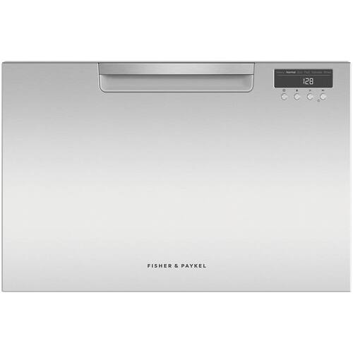 Fisher & Paykel - 24" Front Control Built-In Dishwasher - Ezkleen Stainless Steel - Front_Standard