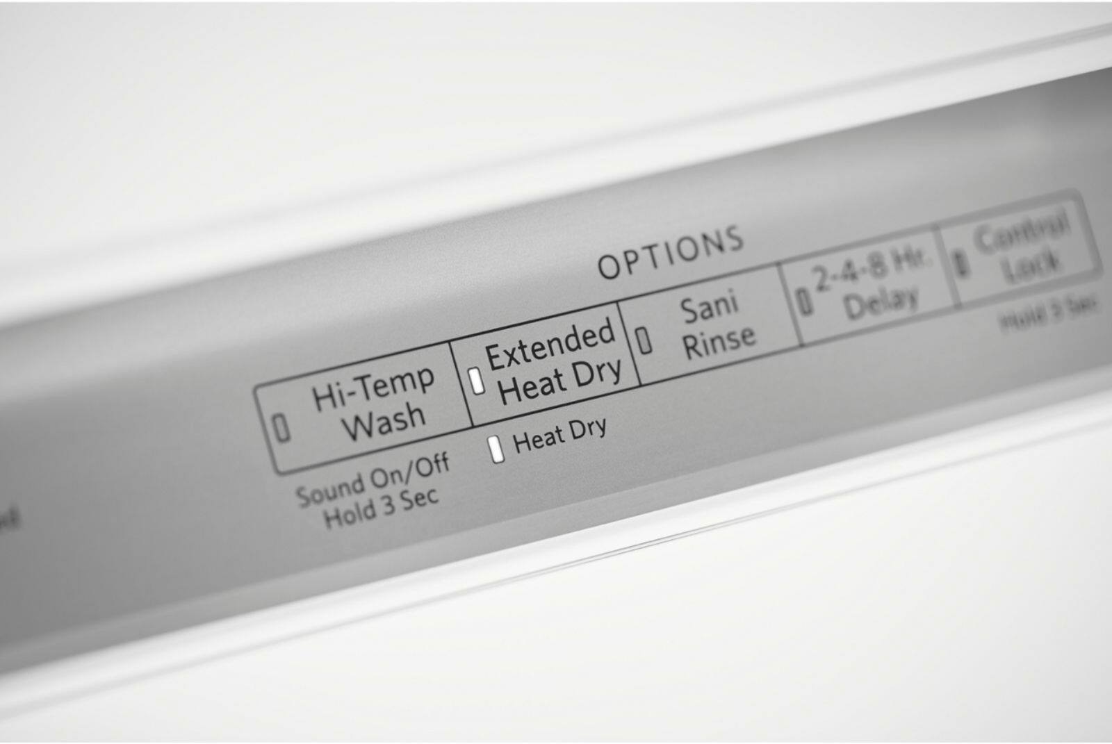 KitchenAid - 24" Front Control Tall Tub Built-In Dishwasher with Stainless Steel Tub - White - Alt_View_Standard_15