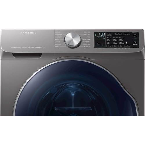 Samsung - 2.2 Cu. Ft. 14-Cycle Front-Loading Washer with Steam - Inox Gray - Alt_View_Standard_1