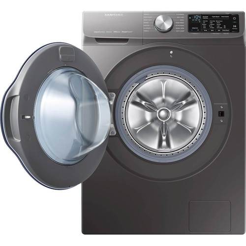 Samsung - 2.2 Cu. Ft. 14-Cycle Front-Loading Washer with Steam - Inox Gray - Alt_View_Standard_2