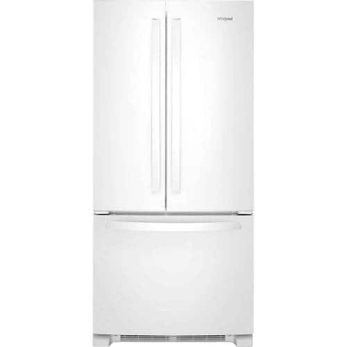 Whirlpool - 22.1 Cu. Ft. French Door Refrigerator - White - Front_Standard