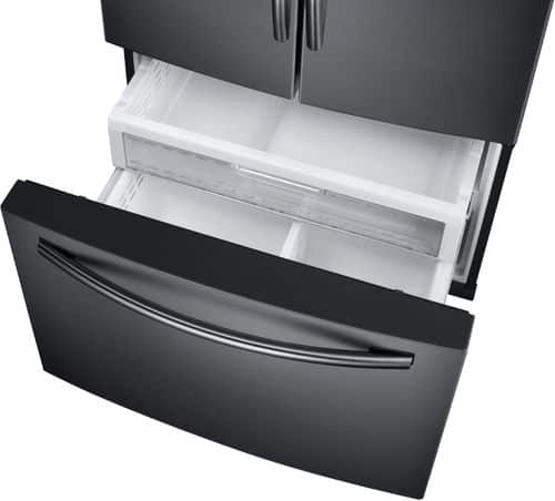 Samsung - 27.8 cu. ft. French Door Refrigerator with Food ShowCase and Thru-the-Door Ice and Water - Fingerprint Resistant Black Stainless Steel - Alt_View_Standard_14