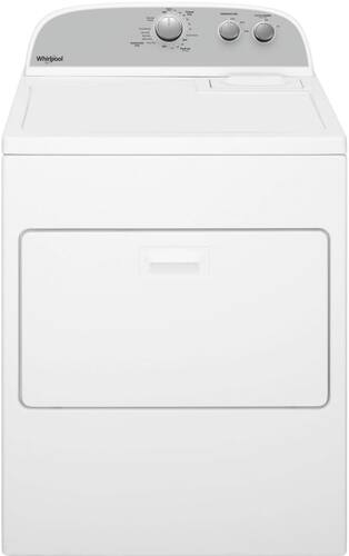 Whirlpool - 7 Cu. Ft. 14-Cycle Electric Dryer - White - Front_Standard
