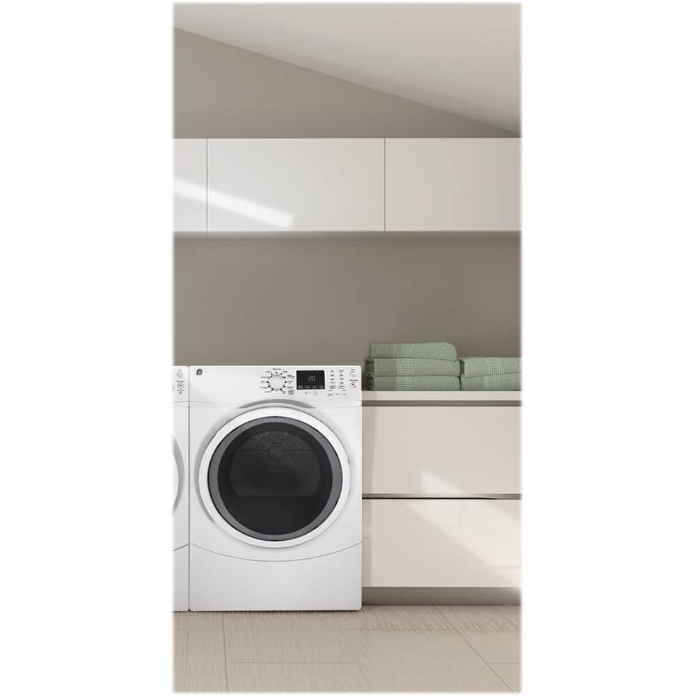 GE - 7.5 Cu. Ft. 13-Cycle Gas Dryer with Steam - White On White - Alt_View_Standard_12