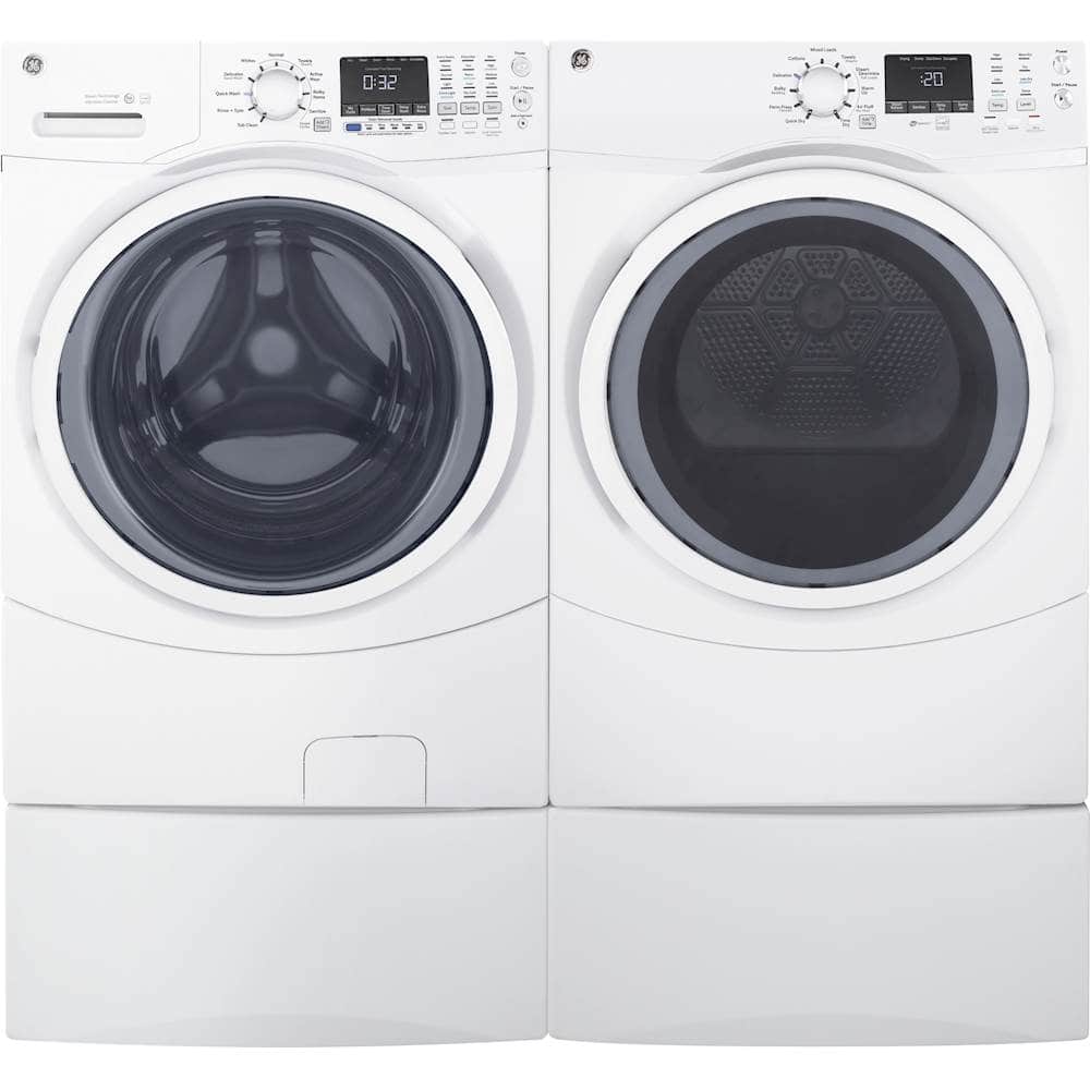 GE - 7.5 Cu. Ft. 13-Cycle Gas Dryer with Steam - White On White - Alt_View_Standard_6