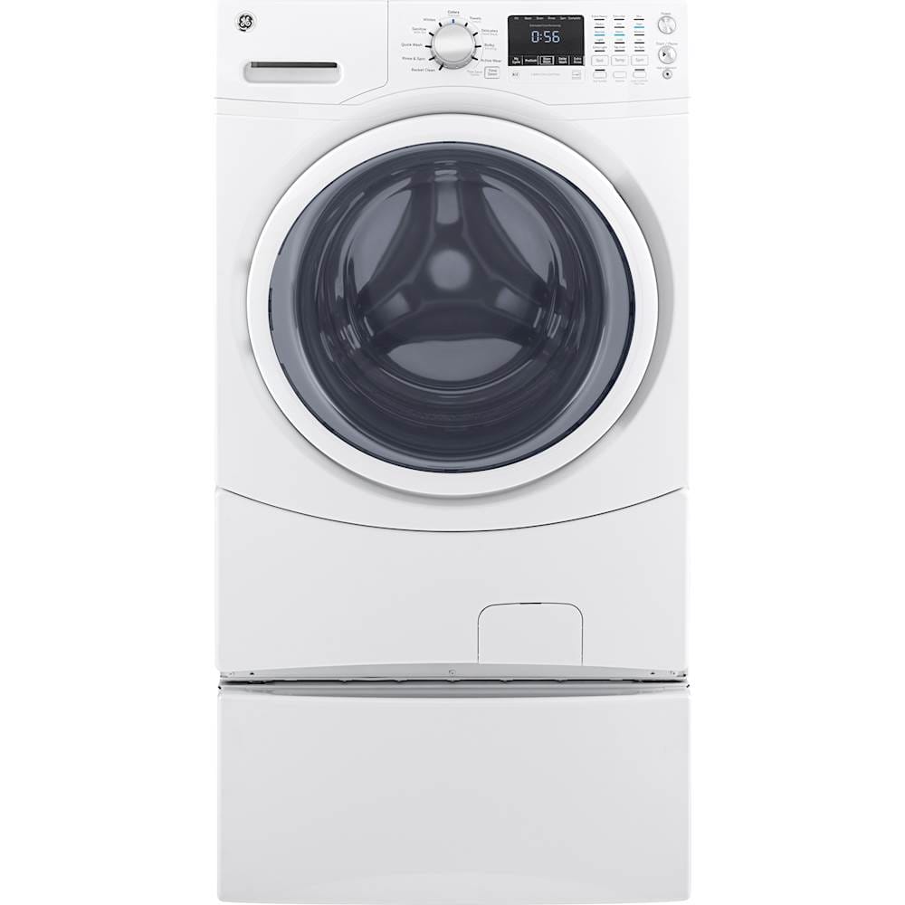 GE - 4.5 Cu. Ft. 10-Cycle Front-Loading Washer - White On White - Alt_View_Standard_3