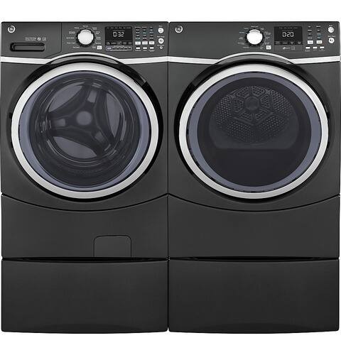 GE - 4.5 Cu. Ft. 10-Cycle Front-Loading Washer - Diamond Gray - Alt_View_Standard_12