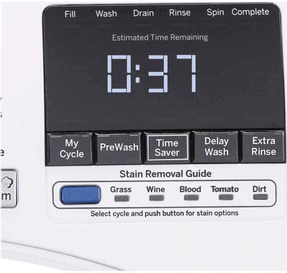 GE - 4.5 Cu. Ft. 10-Cycle Front-Loading Washer with Steam - White - Alt_View_Standard_5