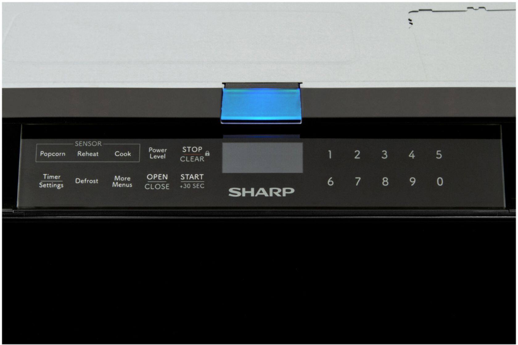 Sharp - 24" 1.2 Cu. Ft. Built-In Microwave Drawer - Stainless Steel And Black Glass - Alt_View_Standard_1