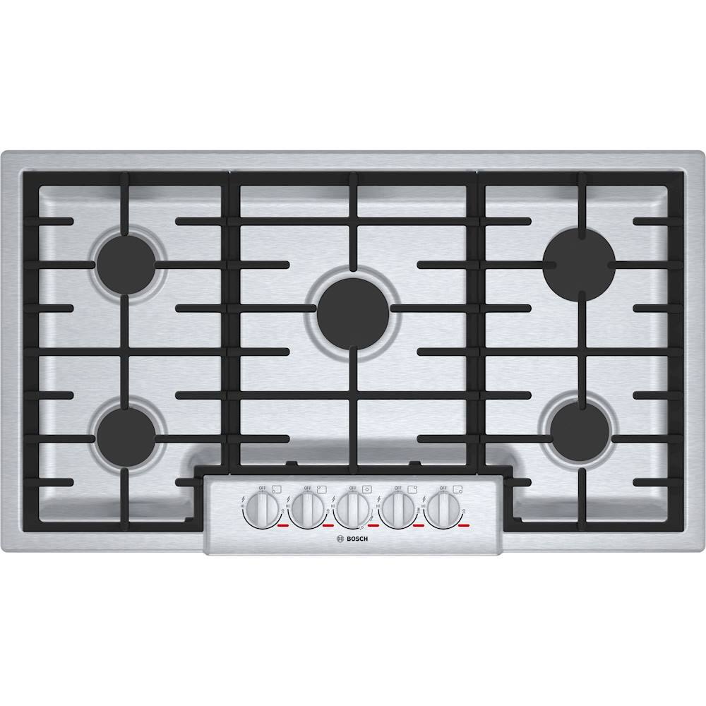 Bosch Benchmark Series 37" Gas Cooktop Stainless steel at Pacific Sales