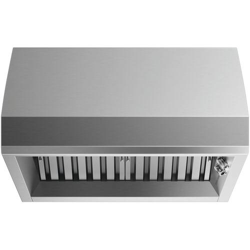 DCS - Professional 30" Externally Vented Range Hood - Stainless steel - Front_Standard