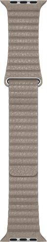 Apple - Leather Loop for Apple Watch™ 44mm - Large - Stone