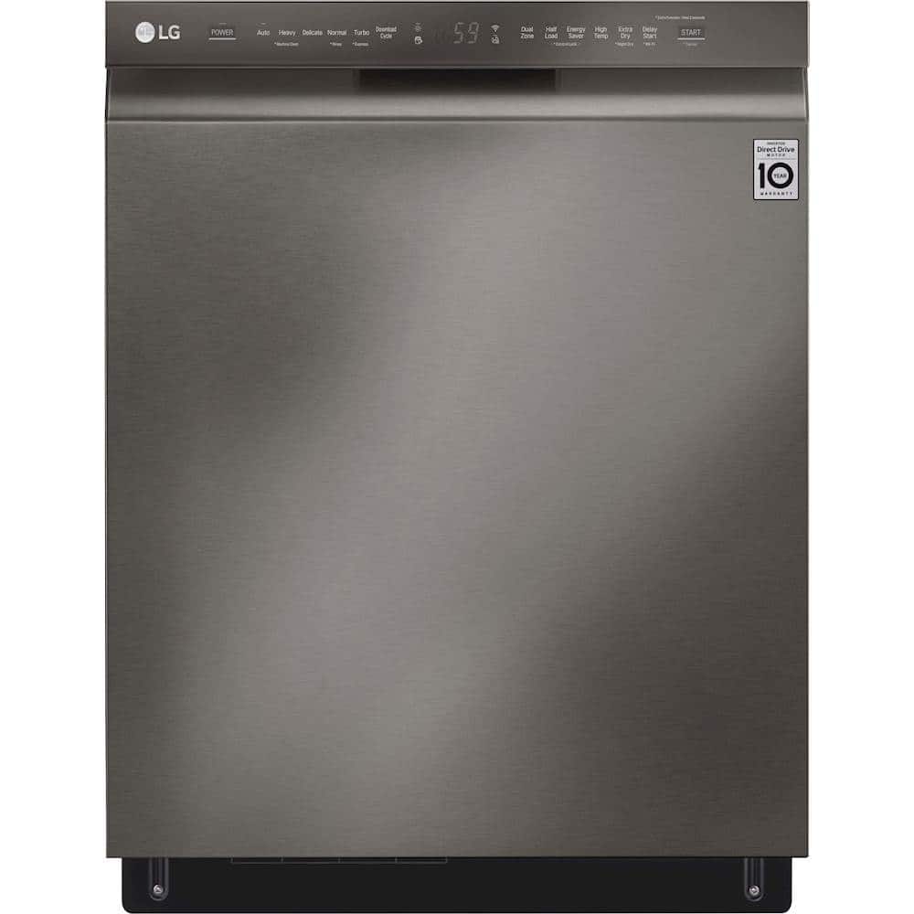 LG 24" Front Control BuiltIn Dishwasher with Stainless Steel Tub